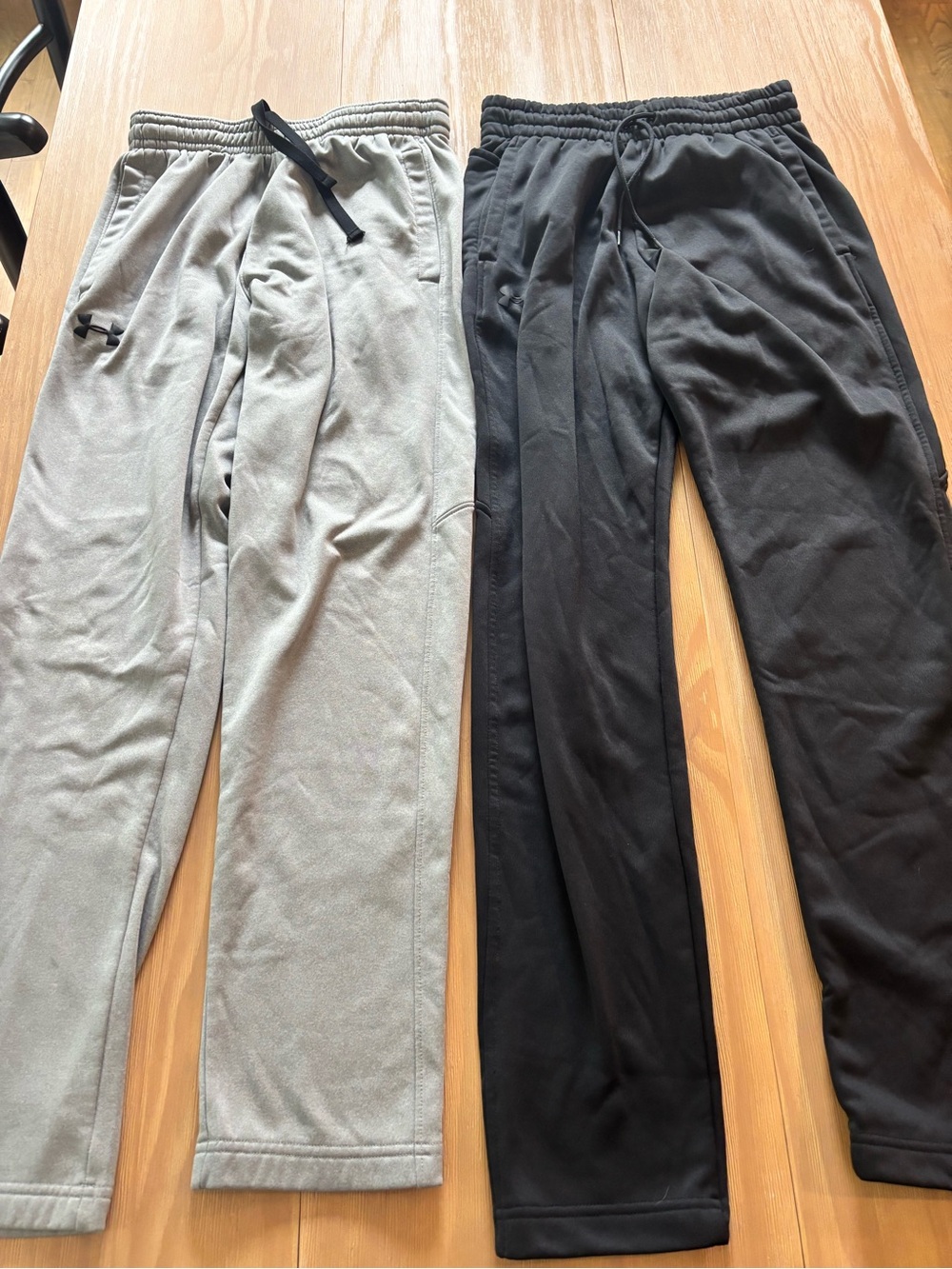 Under Armour Men's Gray and Black Performance Sweatpants - Twin Pair